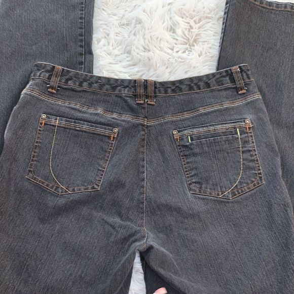 French Cuff Gray Jeans - Picture 2 of 11